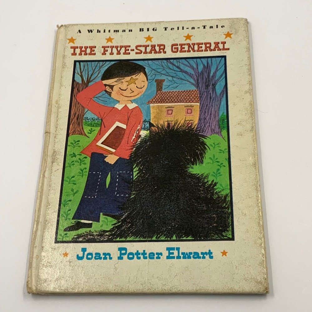 Vintage 1965 Whitman Big Tell-a-Tale The Five-Star General Joan Potter Elwart‎